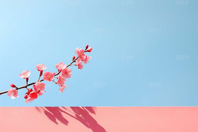 冬天腊梅花自然高清摄影图