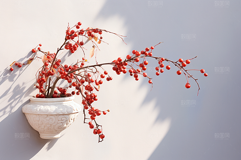 冬天腊梅花自然高清摄影图