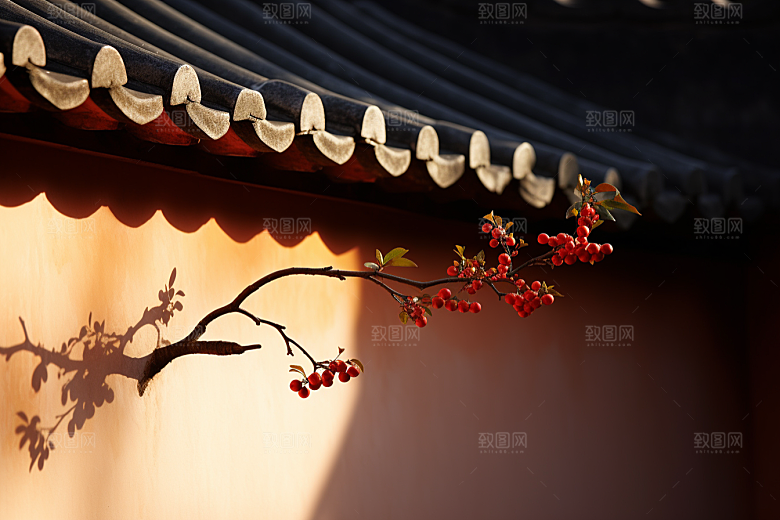 冬天腊梅花冬季优雅摄影图