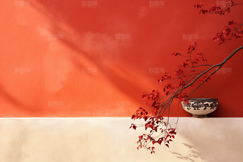 冬天腊梅花传统中国风摄影图