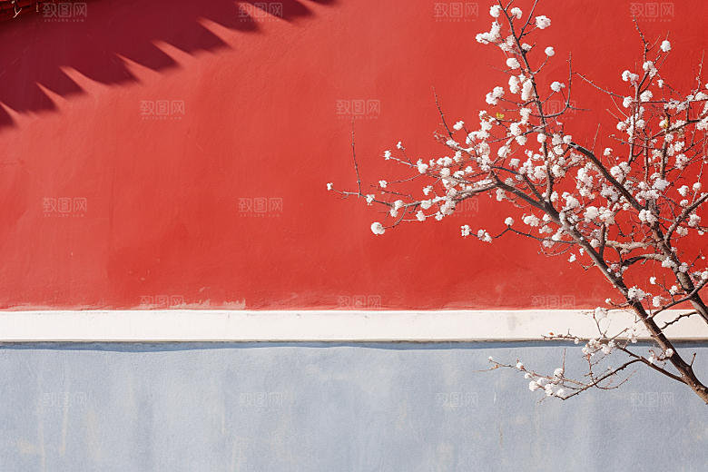 冬天腊梅花高清冬季摄影图