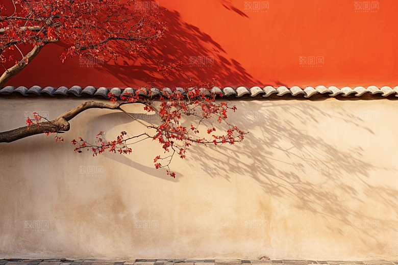 冬天腊梅花芬芳植物摄影图