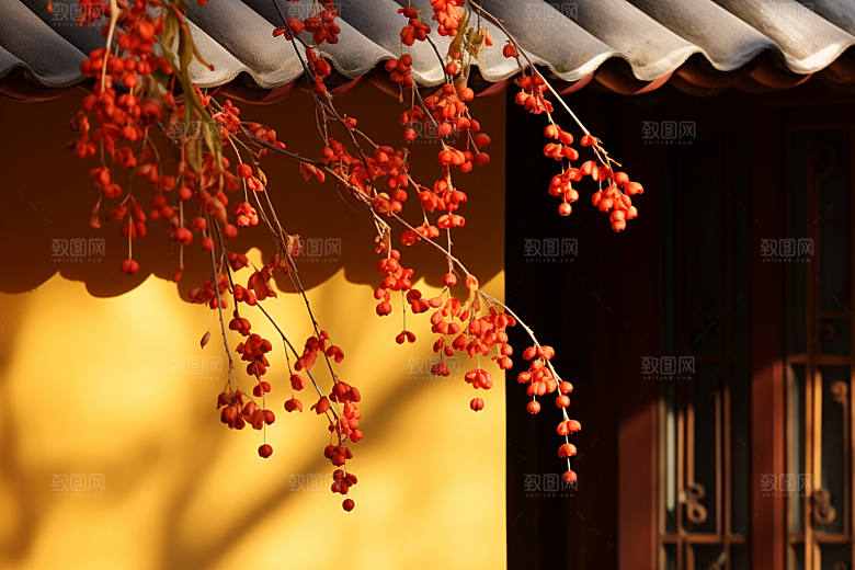 冬天腊梅花冬季传统摄影图