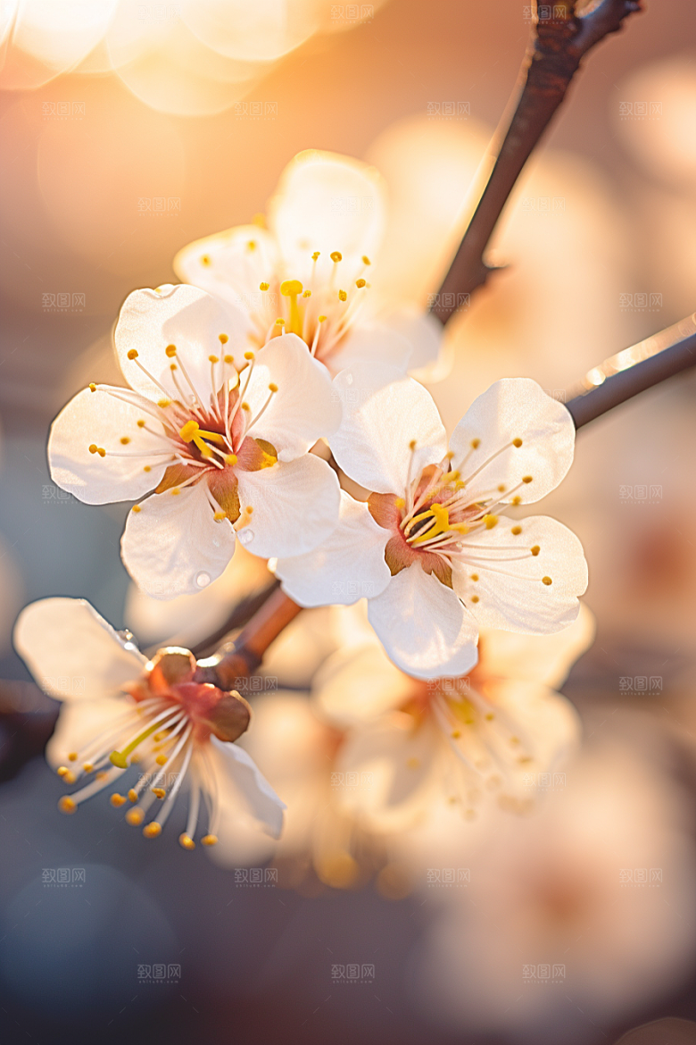 冬天腊梅花冬季自然摄影图