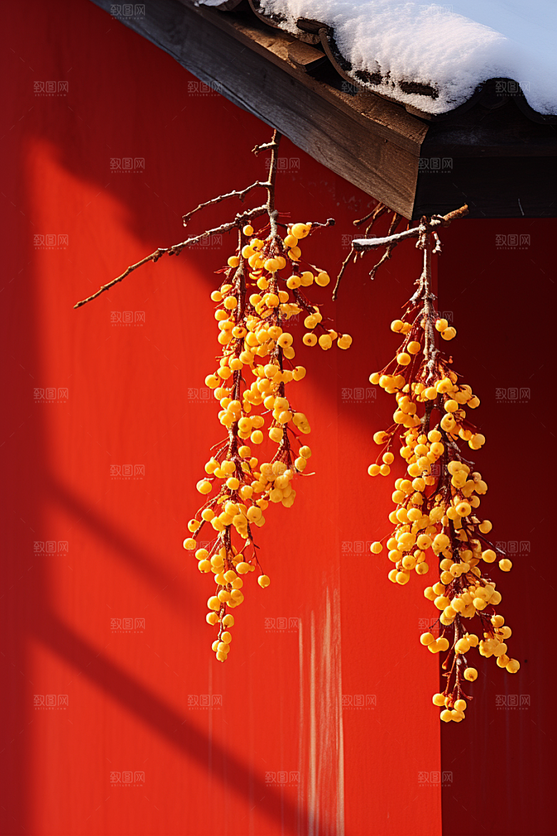 冬天腊梅花高清芬芳摄影图