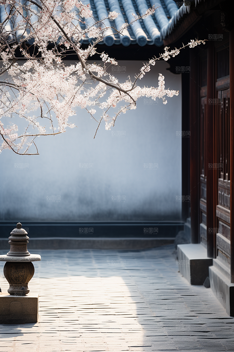 冬天腊梅花高清花卉摄影图