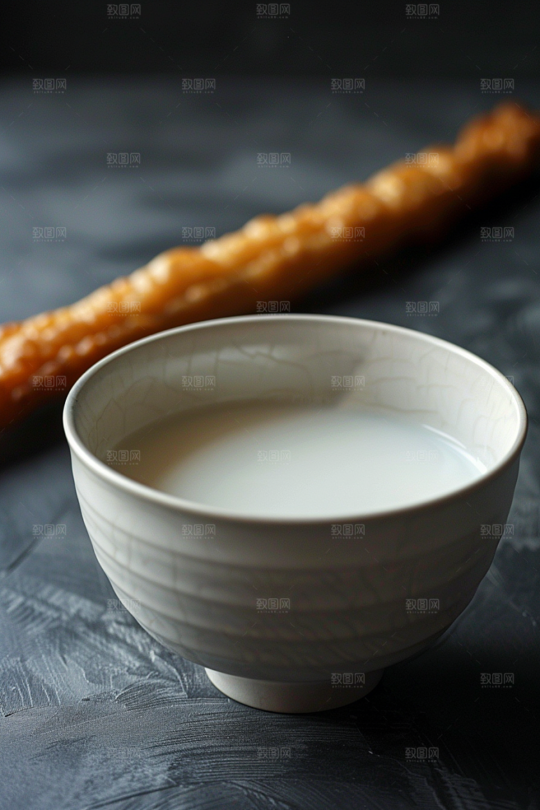 豆浆豆奶牛奶高清摄影图