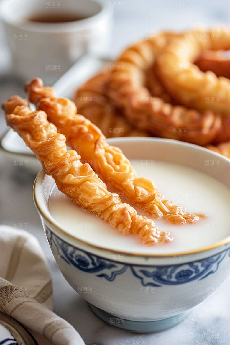 豆浆豆奶奶瓶高清摄影图