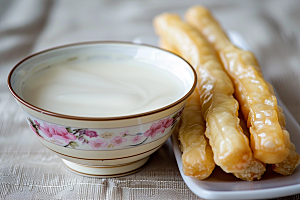 豆浆豆奶早饭饮料摄影图