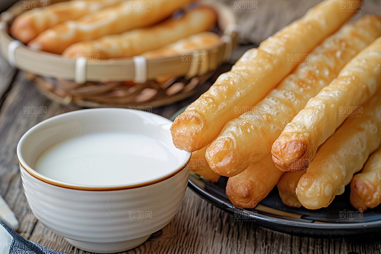 豆浆豆奶玻璃瓶早饭摄影图