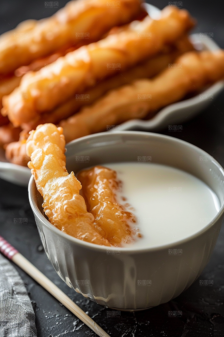 豆浆豆奶饮品高清摄影图