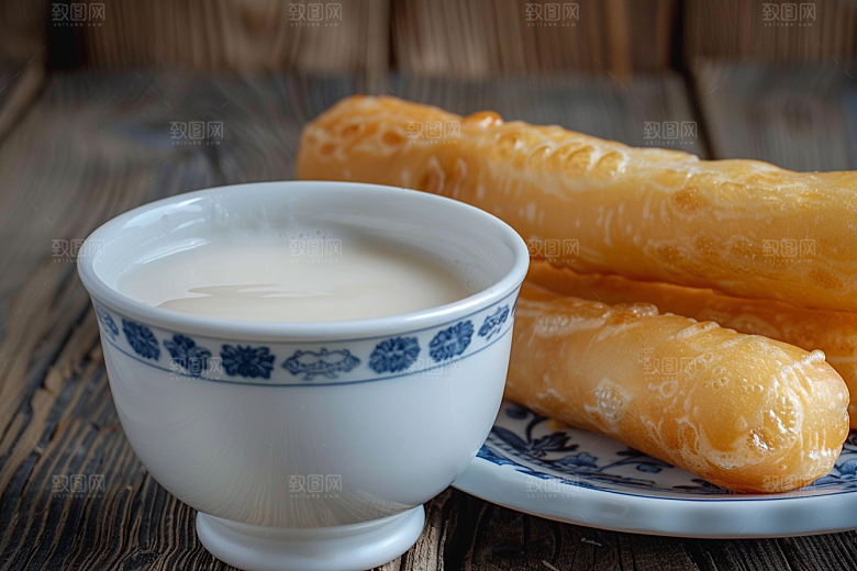 豆浆豆奶奶瓶饮品摄影图
