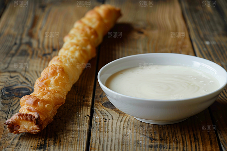 豆浆豆奶奶瓶高清摄影图