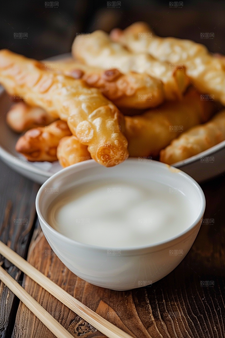 豆浆豆奶能量餐玻璃瓶摄影图