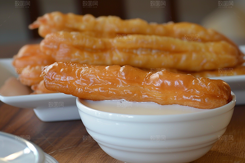 豆浆豆奶牛奶日系摄影图