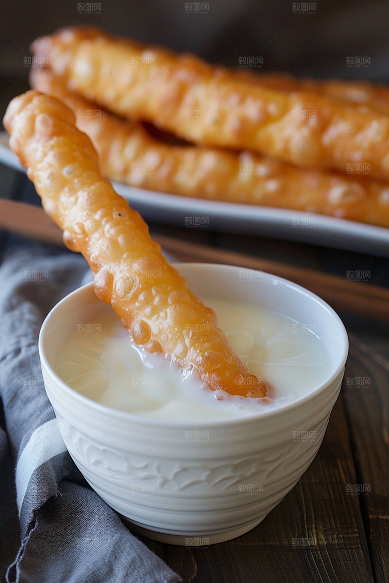 豆浆豆奶牛奶饮料摄影图