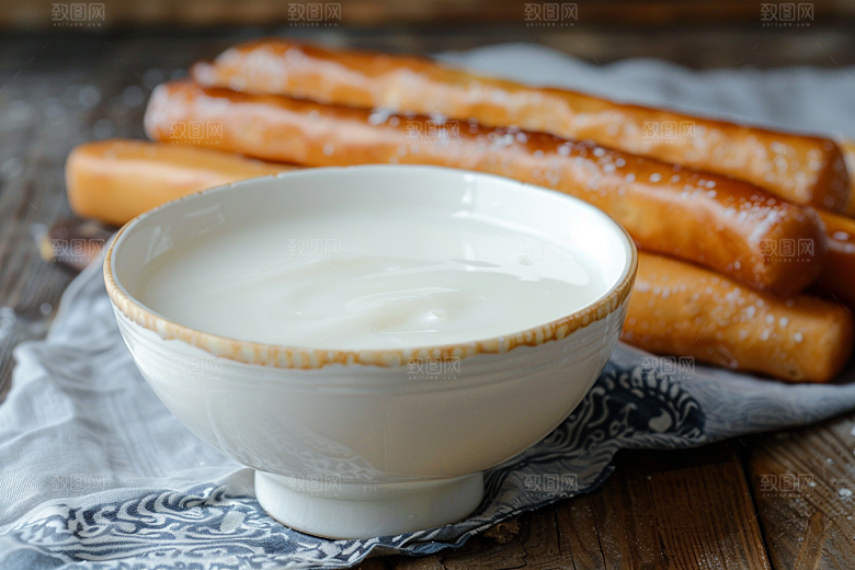 豆浆豆奶饮料高清摄影图