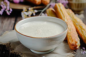 豆浆豆奶饮料日系摄影图