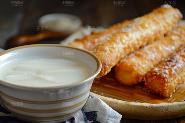 豆浆豆奶饮料高清摄影图