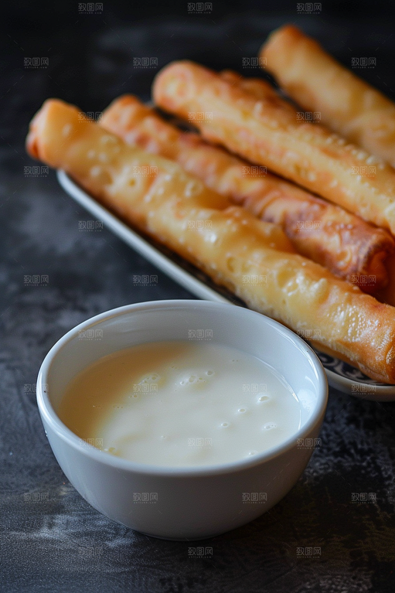 豆浆豆奶饮品自然摄影图