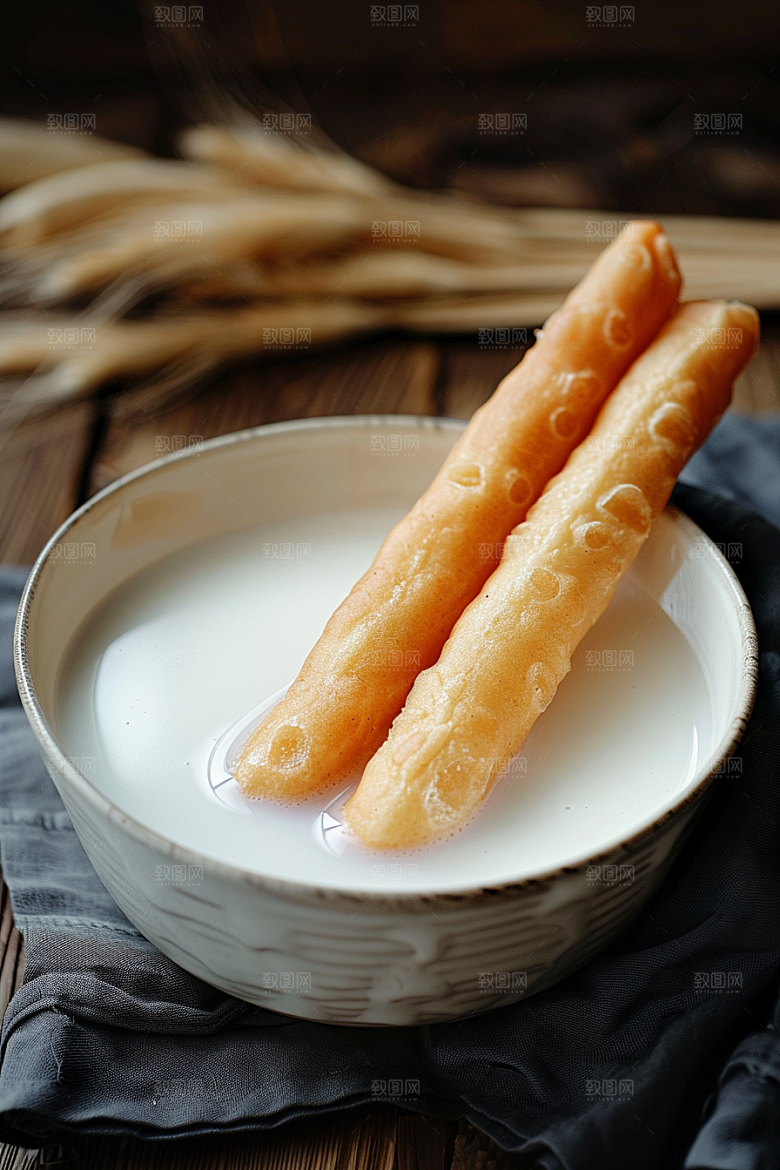 豆浆豆奶饮料早饭摄影图