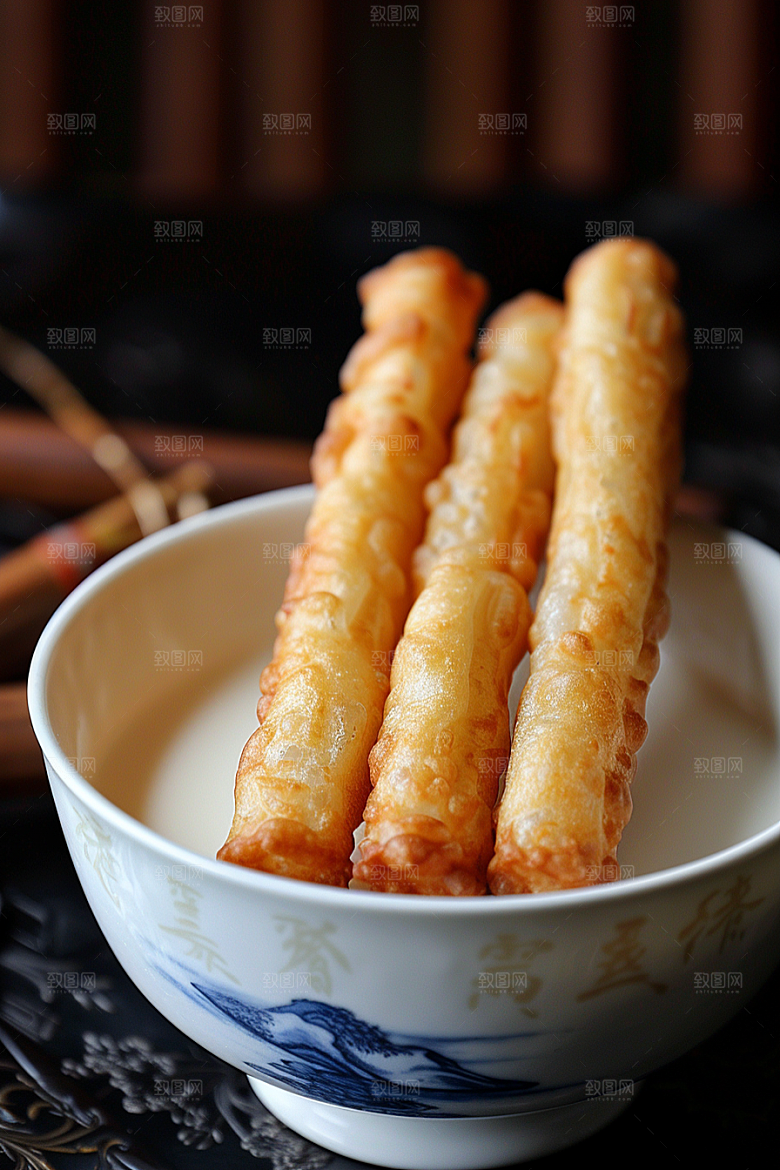 豆浆豆奶饮品早餐摄影图