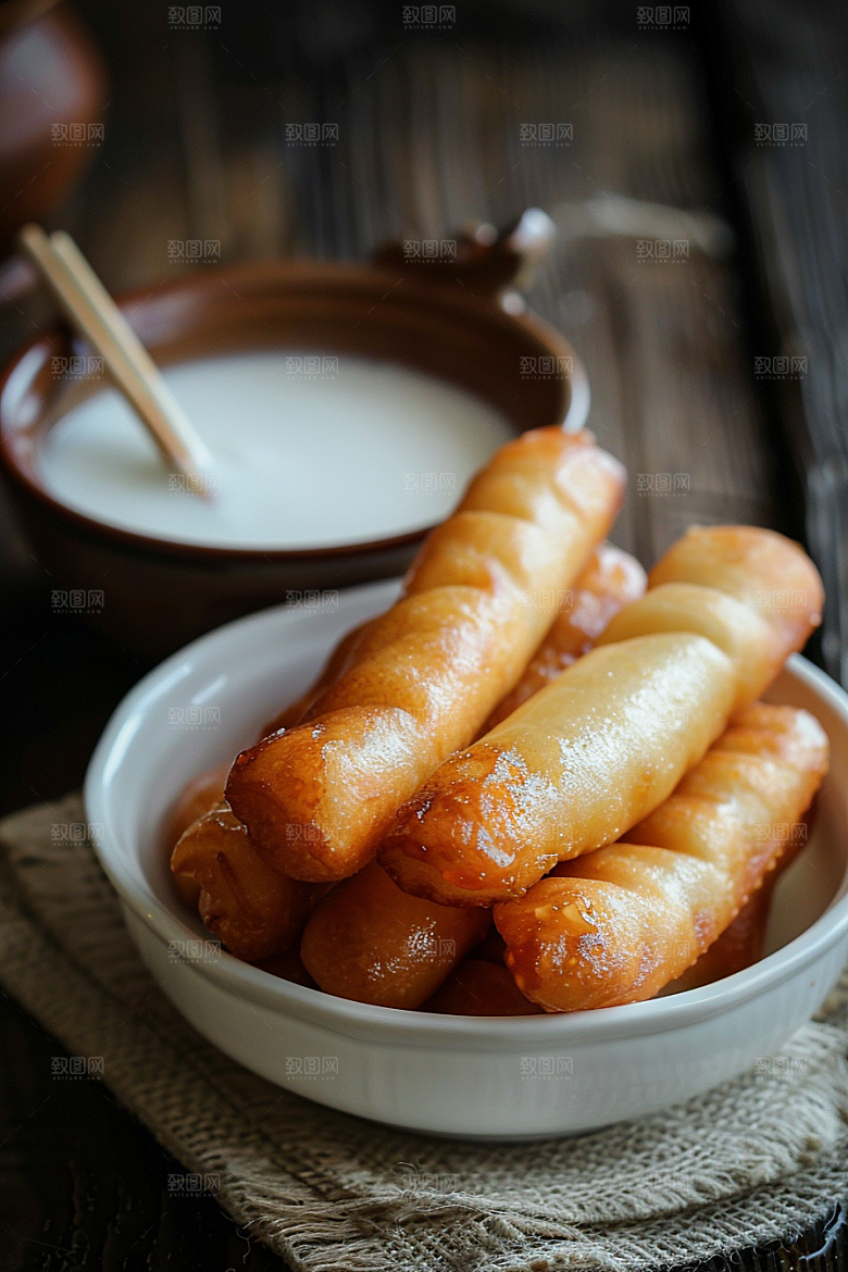豆浆豆奶早餐牛奶摄影图