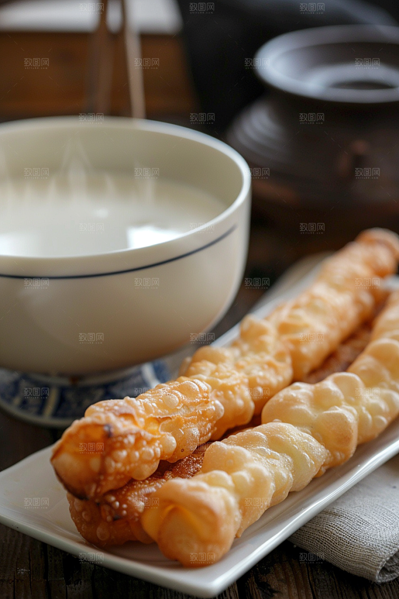 豆浆豆奶美食饮品摄影图