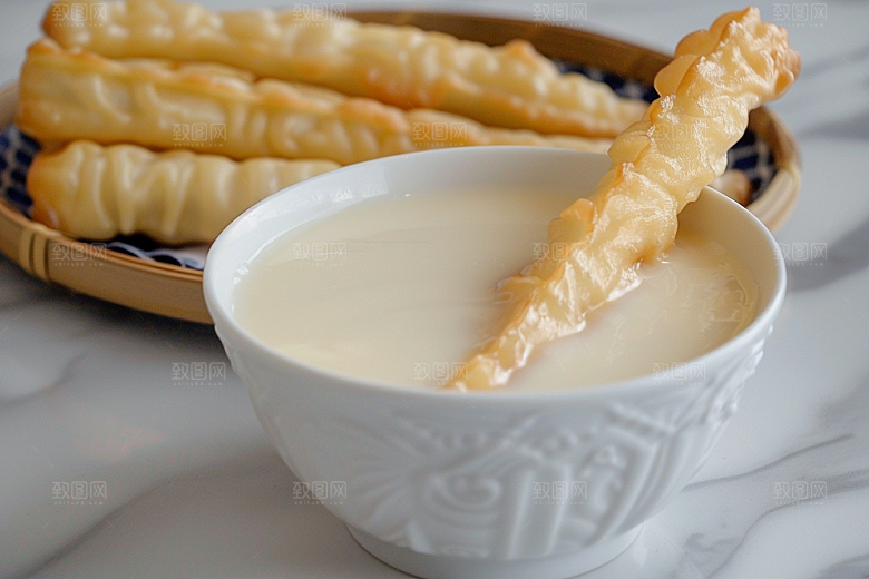 豆浆豆奶饮料高清摄影图