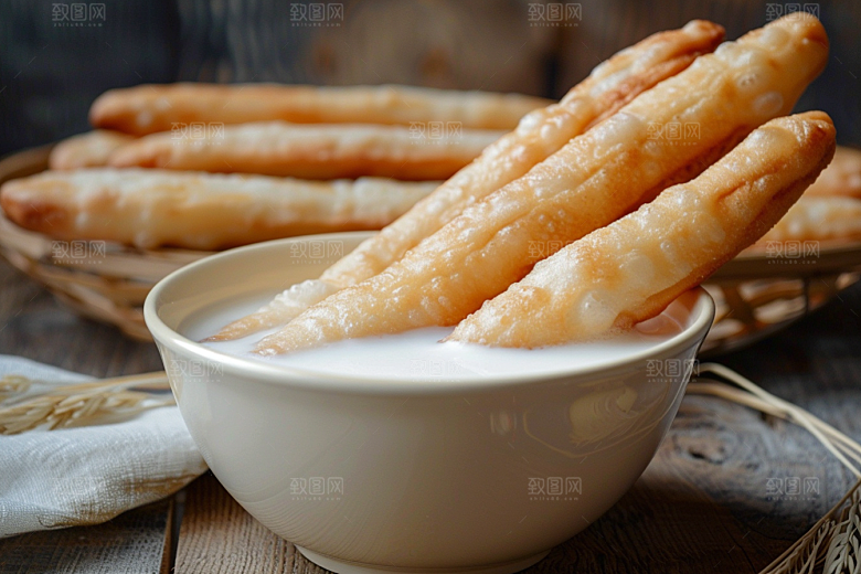 豆浆豆奶早餐谷物摄影图