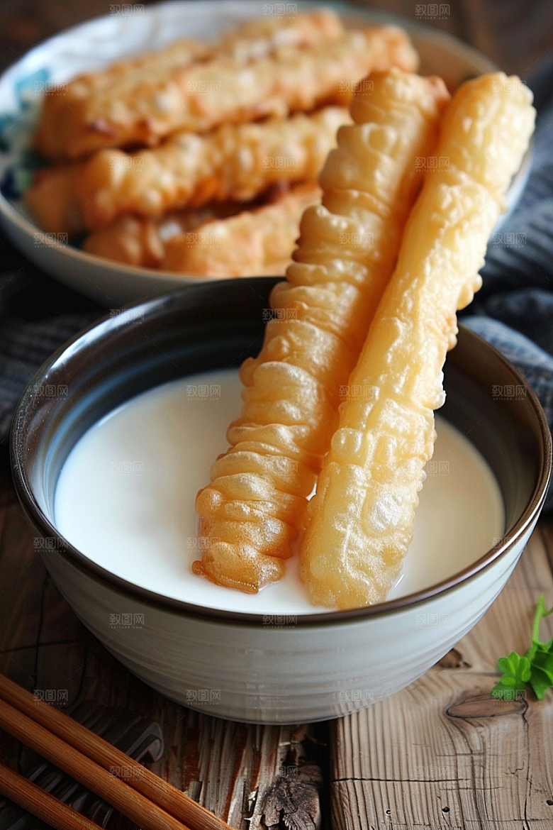 豆浆豆奶奶瓶早饭摄影图