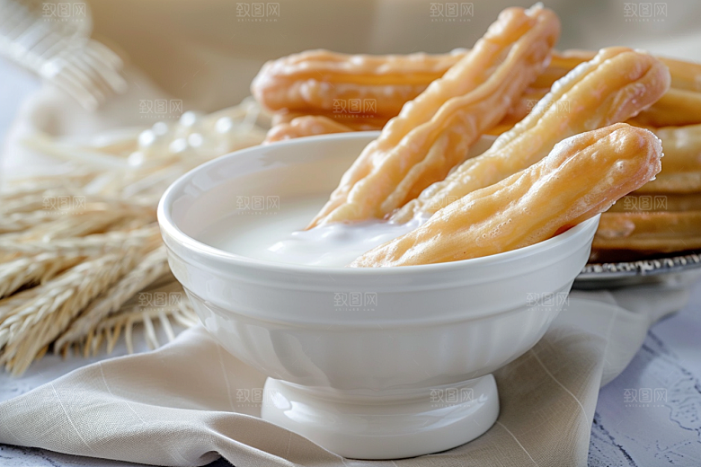 豆浆豆奶谷物日系摄影图