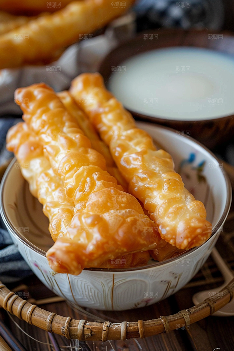 豆浆豆奶早餐谷物摄影图