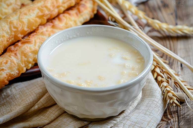 豆浆豆奶高清美食摄影图