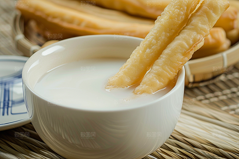 豆浆豆奶饮料饮品摄影图