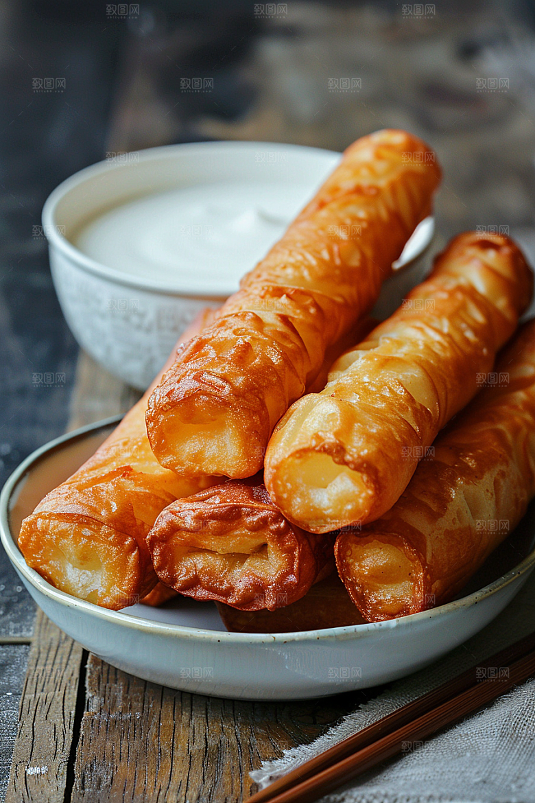 豆浆豆奶日系美食摄影图