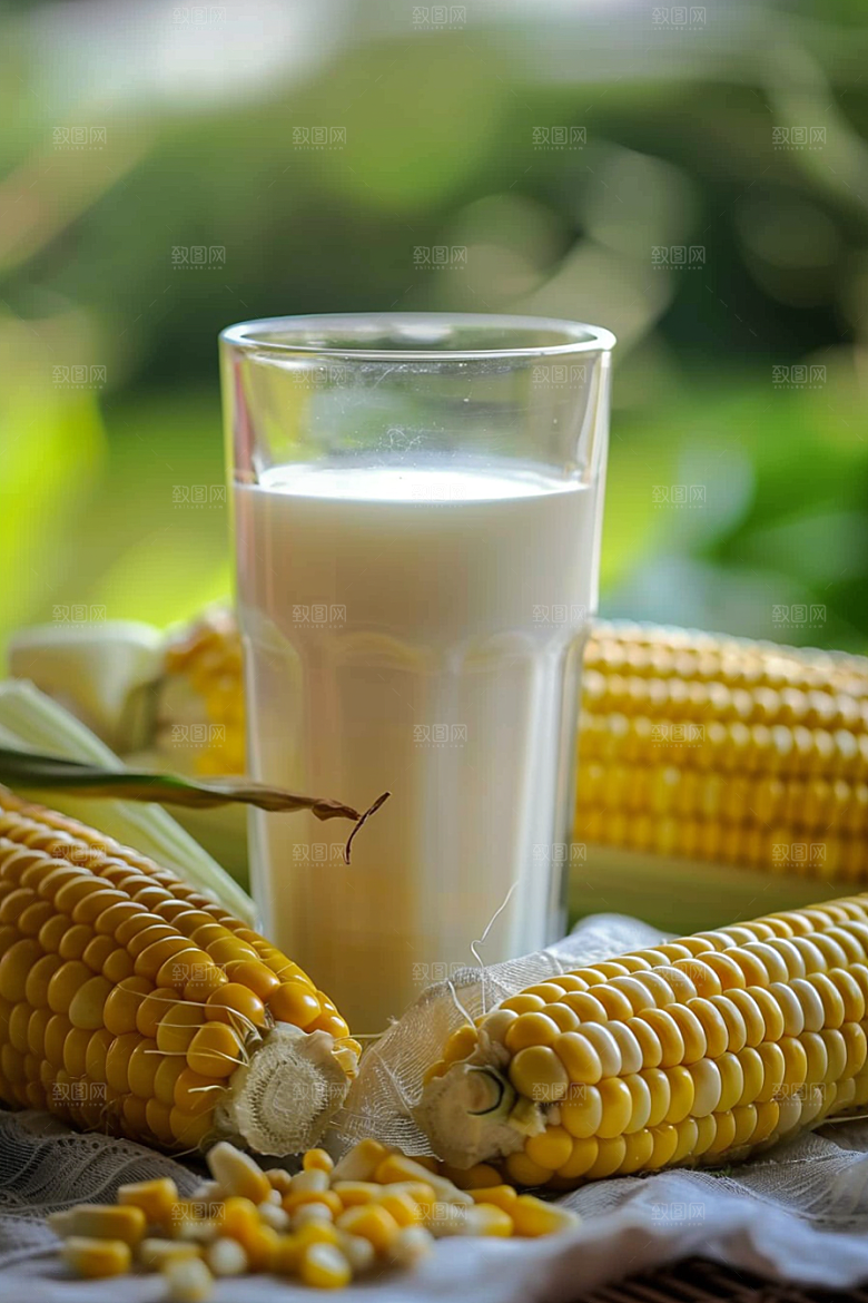 豆浆豆奶高清美食摄影图