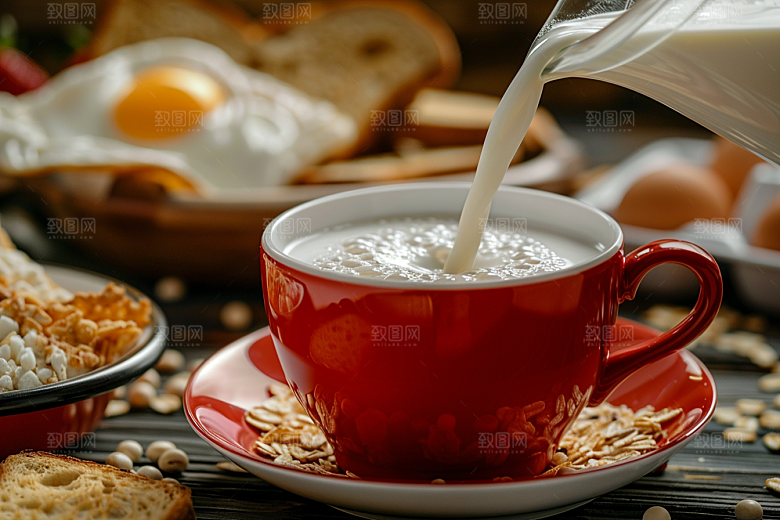 豆浆豆奶谷物自然摄影图