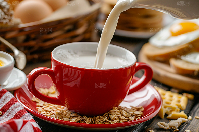 豆浆豆奶玻璃瓶谷物摄影图