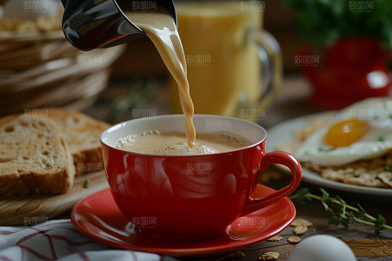豆浆豆奶美食高清摄影图