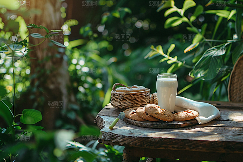 豆浆豆奶日系玻璃瓶摄影图