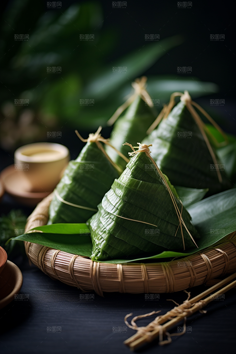 端午节粽子高清纪念屈原摄影图