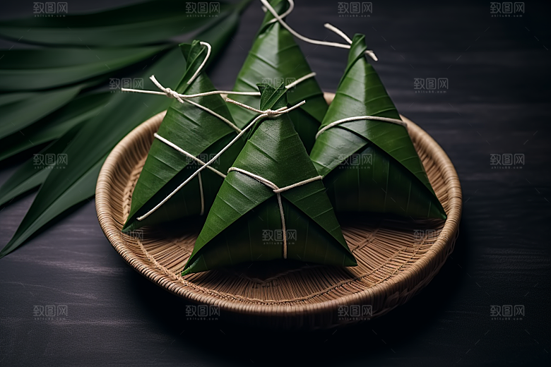 端午节粽子文化传承美味摄影图