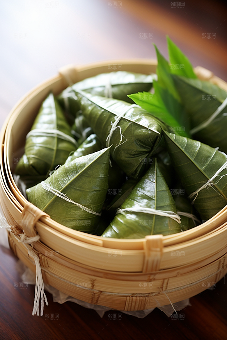 端午节粽子高清美食摄影图