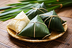 端午节粽子传统小吃纪念屈原摄影图
