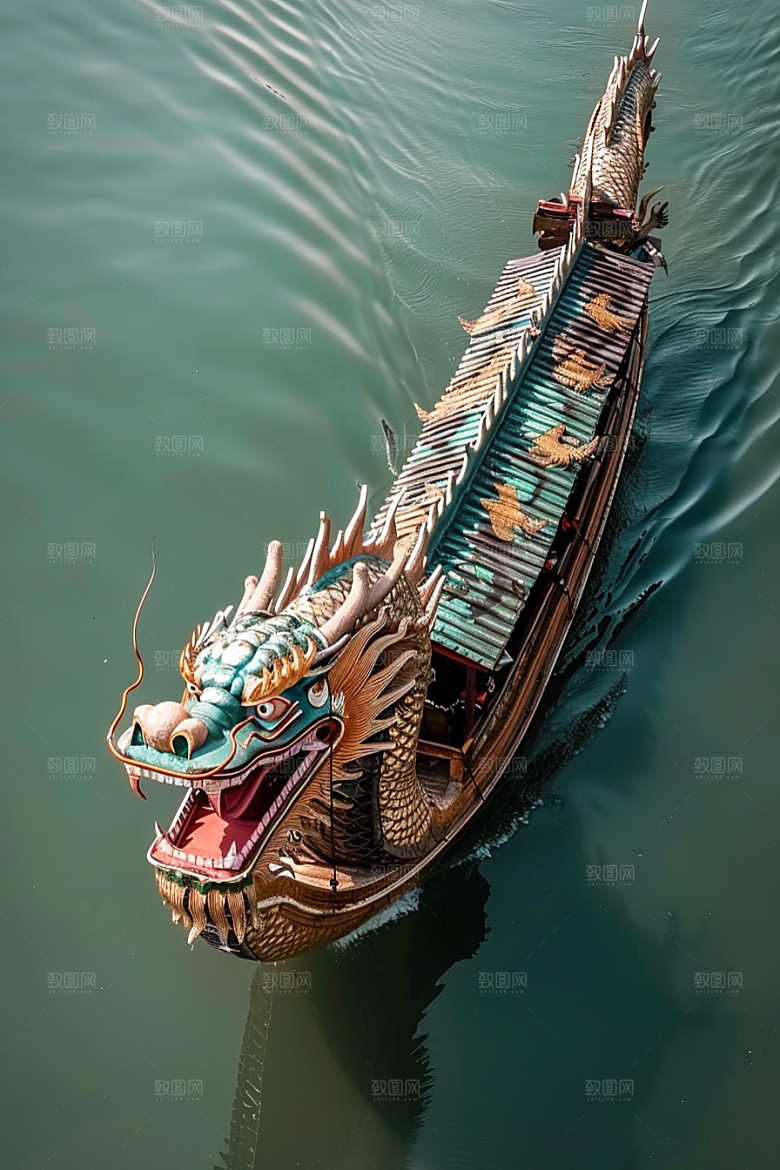 端午划龙舟划船传统文化摄影图