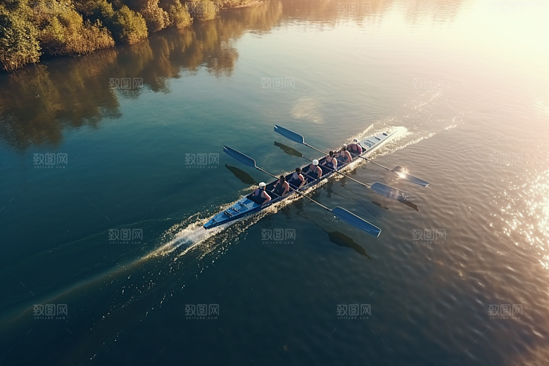 端午划龙舟划船高清摄影图