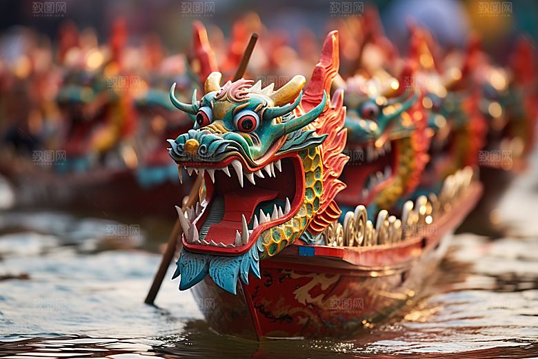端午划龙舟高清划船摄影图