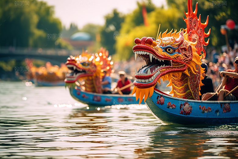 端午划龙舟高清划船摄影图