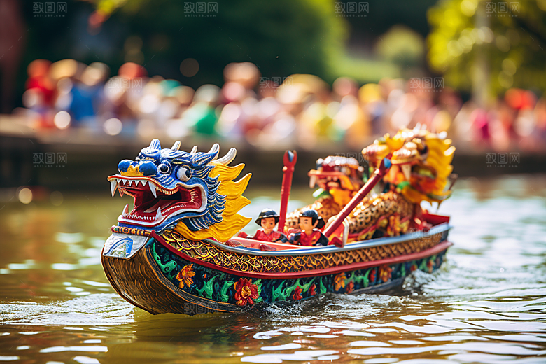 端午划龙舟团体活动节庆摄影图